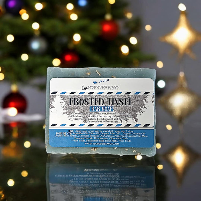 Frosted Tinsel Soap